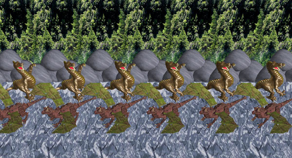 stereogram dragons